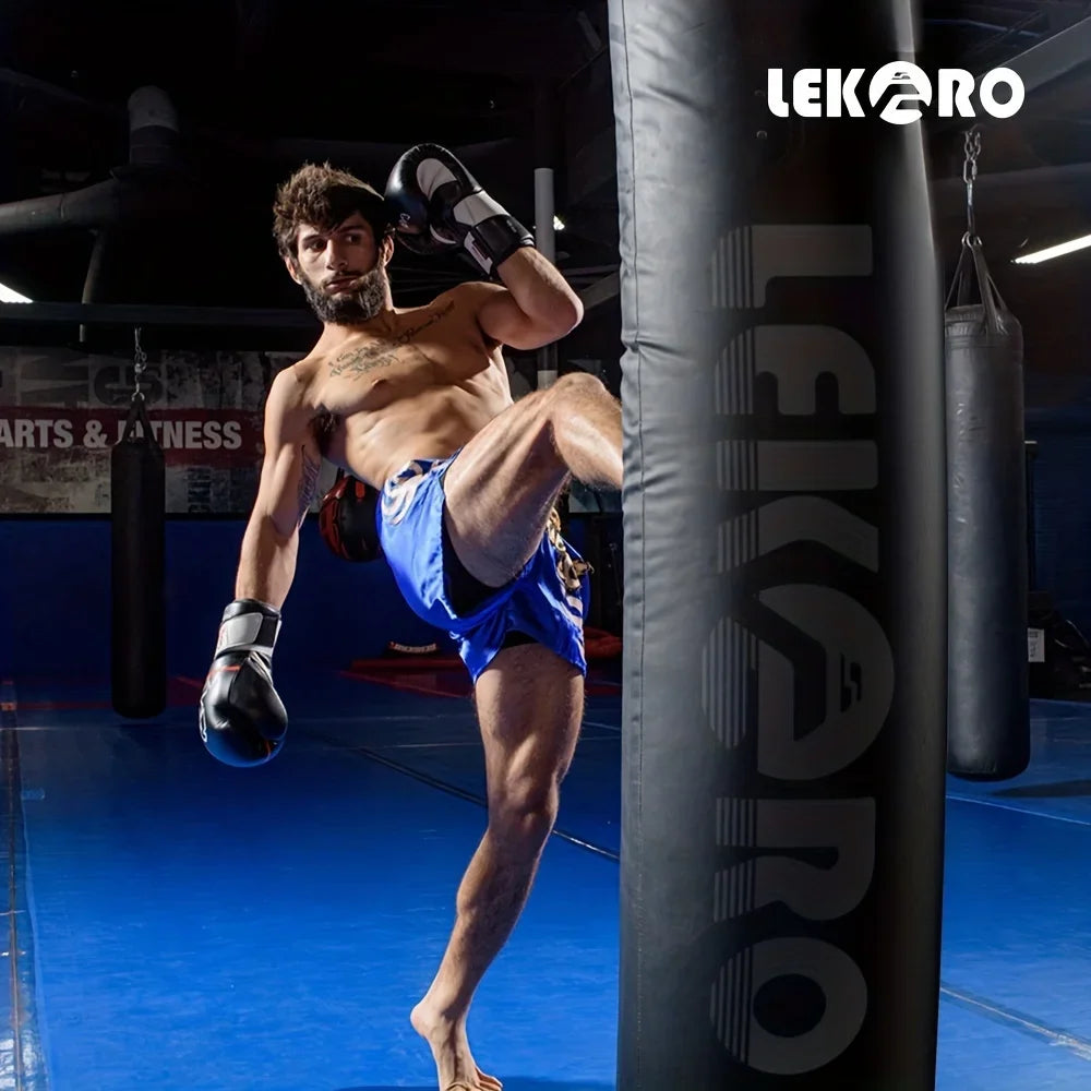 Sac de frappe noir boxe anglaise avec accessoires