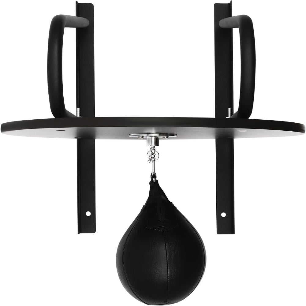 Poire de vitesse Noir avec support stable