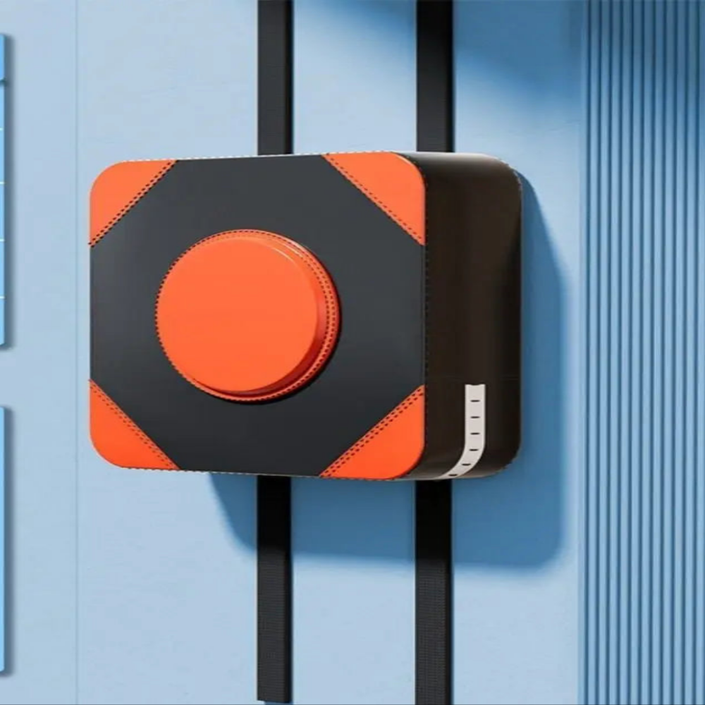 Cible de Boxe Murale Noir/Rouge