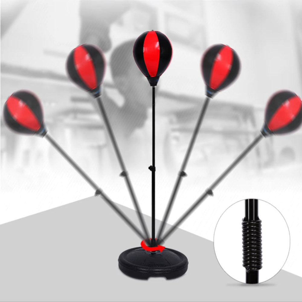 Punching ball sur pied ajustable