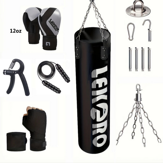 Sac de frappe noir boxe anglaise