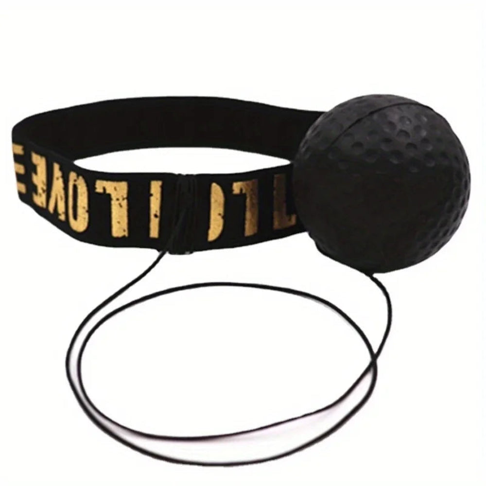 balle de punch noir avec bandeau 