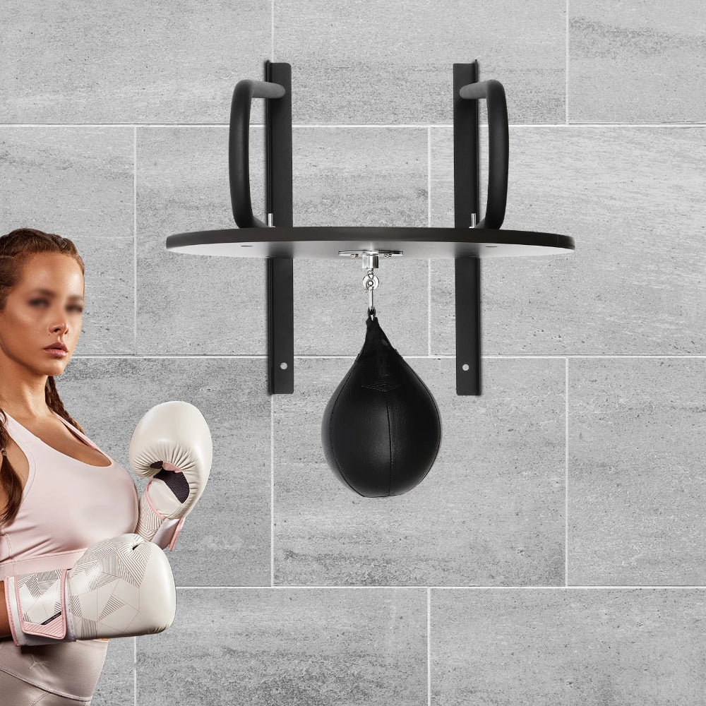 Poire de vitesse Noir avec support stable