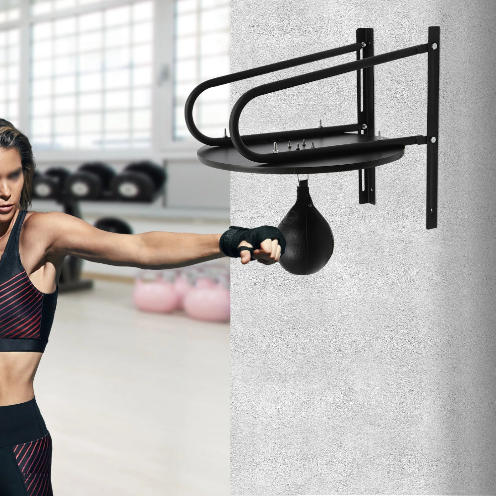 Poire de vitesse Noir avec support stable