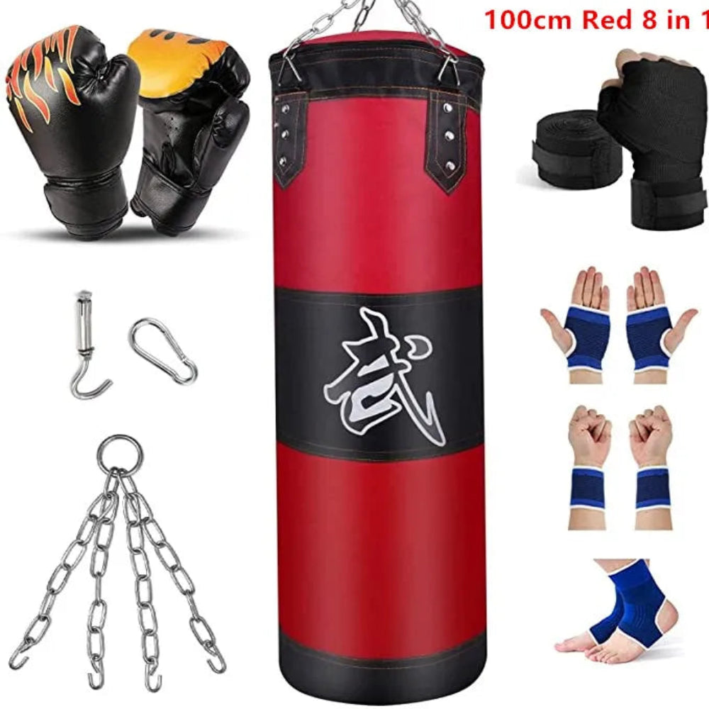 Sac de Frappe rouge avec accessoires 