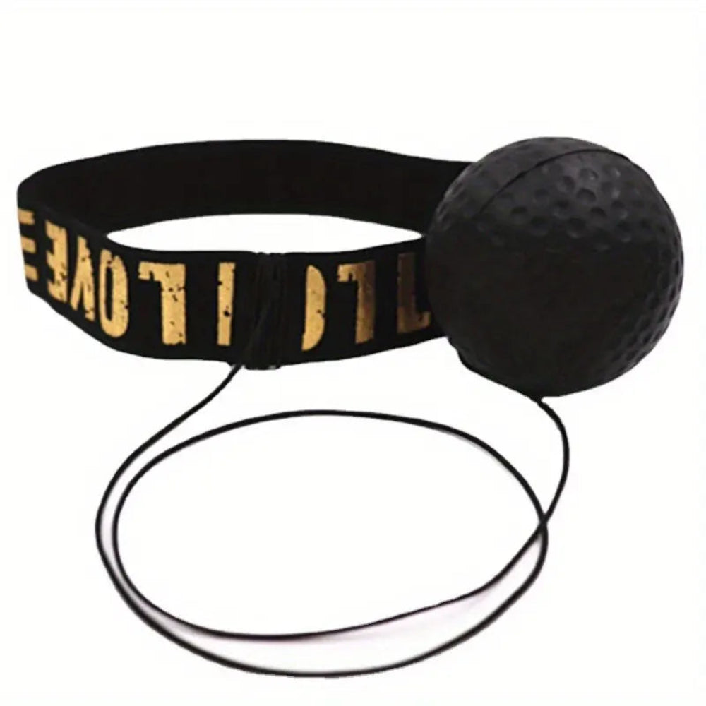 balle de punch NOIR avec bandeau 